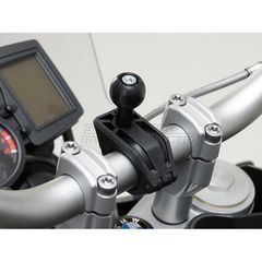 Χαμηλή (κάτω) Βάση SW-Motech με μπίλια για τιμόνια 22/28 χιλιοστά