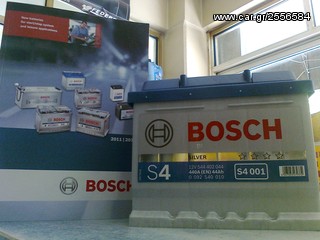 ΓΝΗΣΙΑ ΜΠΑΤΑΡΙΑ BOSCH® ΜΕ ΠΙΣΤΟΠΟΙΗΤΙΚΟ S4001 44AH (440A EN) ΜΟΝΟ ME 55 €! & ΜΟΝΟ ΣΤΟΝ ''ΠΑVΛΟ'' ΑΝΑΤΟΛΙΚΑ & ΔΥΤΙΚΑ