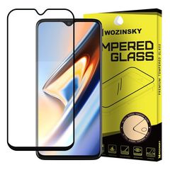 Wozinsky Tempered Glass Full Glue Full Coveraged with Frame Case Friendly for OnePlus 7T black