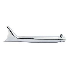 ΤΕΛΙΚΟ ΕΞΑΤΜΙΣΗΣ Universal Batwing Fishtail muffler, 22". Chrome