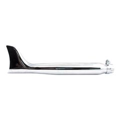 ΤΕΛΙΚΟ ΕΞΑΤΜΙΣΗΣ Universal Fishtail muffler, 22". Chrome