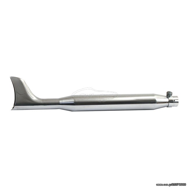 ΤΕΛΙΚΟ ΕΞΑΤΜΙΣΗΣ Universal Fishtail muffler, 30". Chrome