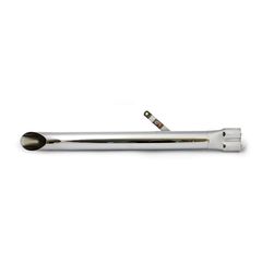 ΤΕΛΙΚΟ ΕΞΑΤΜΙΣΗΣ Universal Turn Out Shovel style muffler. 30" long. Chrome