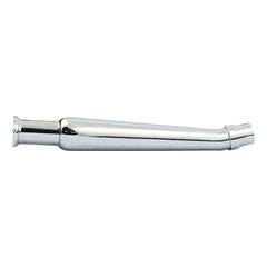 ΤΕΛΙΚΟ ΕΞΑΤΜΙΣΗΣ Universal Trumpet muffler, upswept right. 20.5" long. Chrome