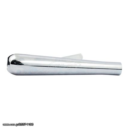 ΤΕΛΙΚΟ ΕΞΑΤΜΙΣΗΣ Universal Bomber muffler, 17" long. Chrome