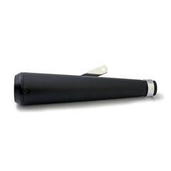 ΤΕΛΙΚΟ ΕΞΑΤΜΙΣΗΣ Universal Megaphone muffler, 16.5" long. Black, TA tip