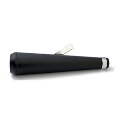 ΤΕΛΙΚΟ ΕΞΑΤΜΙΣΗΣ Universal Megaphone muffler, 16.5" long. Black, TE tip