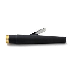 ΤΕΛΙΚΟ ΕΞΑΤΜΙΣΗΣ Universal Trumpet muffler, 17" long. Black, gold/black tip