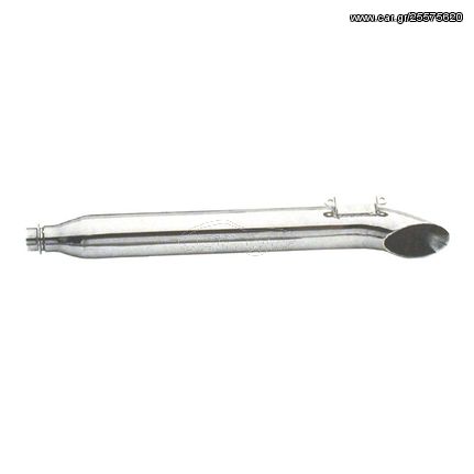 ΤΕΛΙΚΟ ΕΞΑΤΜΙΣΗΣ Paughco, FLT Turn Out muffler 31" long. Right. Chrome