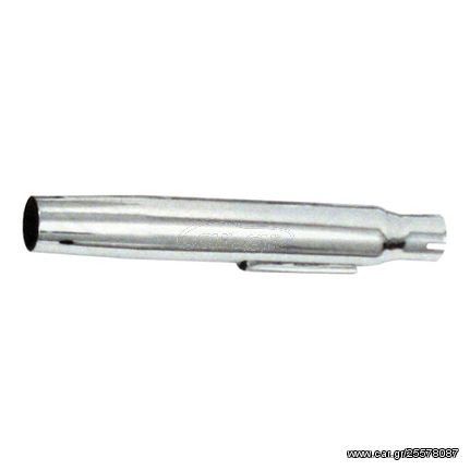 ΤΕΛΙΚΟ ΕΞΑΤΜΙΣΗΣ Paughco, replacement muffler. Tapered. Chrome