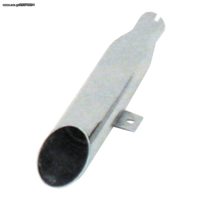 ΤΕΛΙΚΟ ΕΞΑΤΜΙΣΗΣ Paughco, replacement muffler. Slash Cut. Chrome