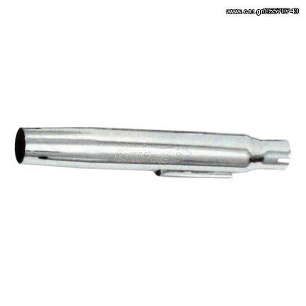 ΤΕΛΙΚΟ ΕΞΑΤΜΙΣΗΣ Paughco, replacement muffler. Slash Cut. Chrome