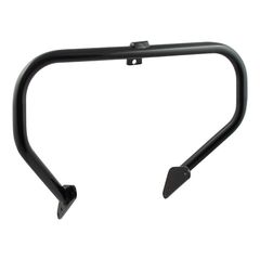 FRONT ENGINE GUARD kit, black - 91-05 Dyna with mid-controls -