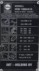 ΖΟΥΜΠΟΨΑΛΙΔΟ - MUBEA HIW 100t Super Deep-thumb-6