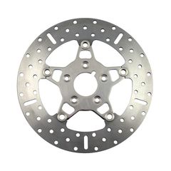 ΕΜΠΡΟΣΘΙΟΣ ΔΙΣΚΟΣ ΦΡΕΝΟΥ EBC POLISHED STAINLESS FLOATING ROTOR - UP TO 1999 H-D MODELS -