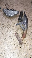 ΦΑΝΑΡΙ ΕΜΠΡΟΣ ΚΑΙ ΕΞΑΤΜΙΣΗ CARBON LeoVince (ΓΝΗΣΙΑ) ΓΙΑ GILERA RUNNER 50!!!-thumb-1