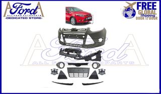 Ford Focus MK3 2011-2014 Front Bumper Complete Kit New Aftermarket Auto Parts FREE Shipping