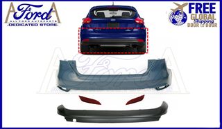 Ford Focus MK3.5 2014-2017 Rear Bumper Complete Kit New Aftermarket Auto Parts FREE Shipping