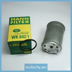 MANN WK 842/1 FUELL FILTER DEUTZ FEND IHC HANOMAG CASE MASSEY FERGUSON OPEL TOYOTA FIAT FORD ΥΨΟΣ 125mm ΕΞΩΤΕΡΙΚΗ ΔΙΑΜΕΤΡΟΣ 76mm ΕΣΩΤΕΡΙΚΗ ΔΙΑΜΕΤΡΟΣ 62,7mm,ΣΠΕΙΡΩΜΑ Μ16Χ1,5-thumb-1