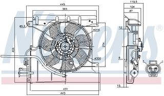 Βεντιλατέρ Νερού TOYOTA AYGO Hatchback / 5dr 2014 - 2018 1.0 (KGB40_)  ( 1KR-FE  ) (69 hp ) Βενζίνη #827106440