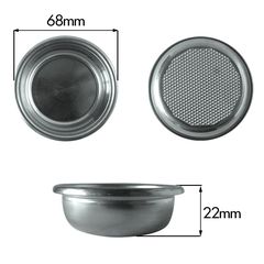 La Cimbali Διπλό Φίλτρο Καλάθι 12gr - H22mm