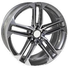 REPLICA ΖΑΝΤΕΣ AUDI STYLE 104 19X8.5 ΕΤ35 5-112 GUNMETAL MACHINED FACED