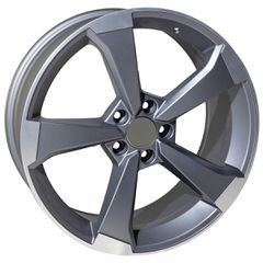 REPLICA ΖΑΝΤΕΣ AUDI STYLE 1491 19X8.5 5X112 ET42 MATTE GUNMETAL MACHINED FACED