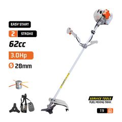 PB6210 Θαμνοκοπτικό Βενζίνης 3.0Hp 62cc - ΒΕΝΖΙΝΟΚΙΝΗΤΑ - NAKAYAMA (#024255)