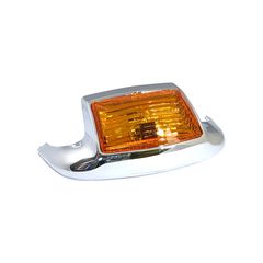 ΔΙΑΚΟΣΜΗΤΙΚΟ ΦΤΕΡΟΥ FRONT FENDER TIP W\LIGHT. AMBER LENS-MOST 80-99 FL,FLT,FLSTC MODELS-