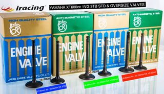 Βαλβίδες Yamaha XT600cc 3TB Dokuro STD Oversize Racing Valves