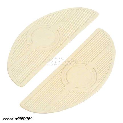 ΛΑΣΤΙΧΟ ΠΑΝΤΟΦΛΑΣ OVAL REPL. PADS, FLOORBOARDS. WHITE-ALL MODELS WITH OVAL FLOORBOARDS-