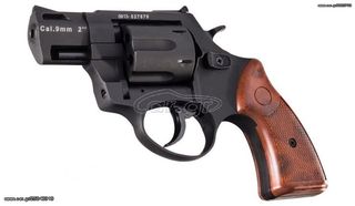 ZORAKI R2 2” REVOLVER BLACK 9mm Πιστόλι αντίγραφο starter pistol-ισχυρού κρότου Σηματοδοσίας