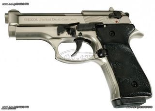 EKOL JACKAL DUAL COMPACT SATIN 9mm Πιστόλι αντίγραφο starter pistol-ισχυρού κρότου Σηματοδοσίας