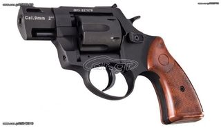 ZORAKI R2 2” REVOLVER BLACK 9mm Πιστόλι αντίγραφο starter pistol-ισχυρού κρότου Σηματοδοσίας