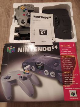 Nintendo 64 (N64) αριστο με γνησιο χειριστηριο ΣΤΟ ΚΟΥΤΙ ΤΟΥ