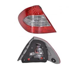 Φανάρι Πισινό Δεξί Για Mercedes-Benz E-Class W211 06-09 Avantgarde Led Κόκκινο/Crystal Depo