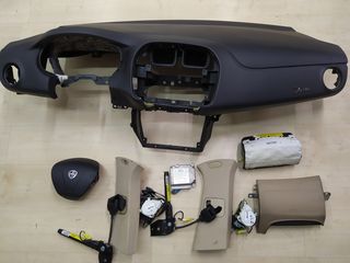 Σετ αερόσακοι οδηγού- συνοδηγού-ταμπλό-ζώνες-εγκεφαλάκι από Lancia Delta 2008-2014
