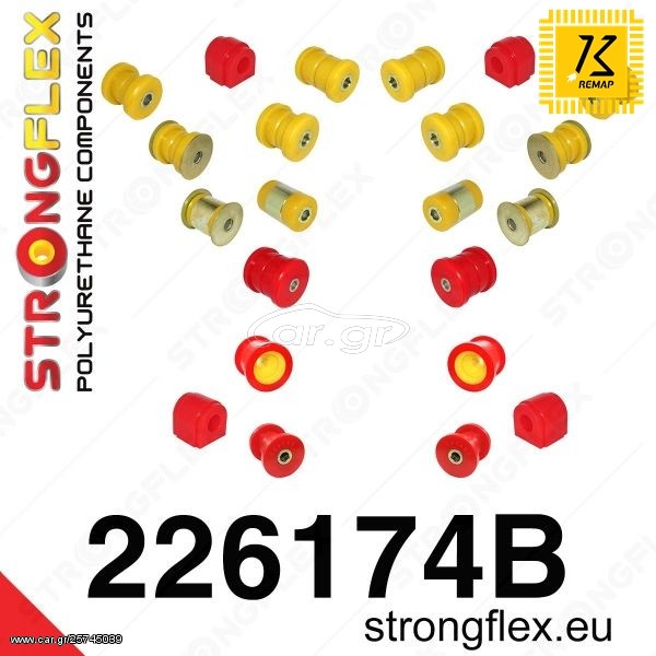 VW GOLF VI  ΣΥΝΕΜΠΛΟΚ ΠΟΛΥΟΥΡΕΘΑΝΗΣ 226174B: FULL SUSPENSION BUSH KIT KB STORE