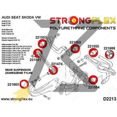 VW GOLF VI  ΣΥΝΕΜΠΛΟΚ ΠΟΛΥΟΥΡΕΘΑΝΗΣ 226174B: FULL SUSPENSION BUSH KIT KB STORE-thumb-2