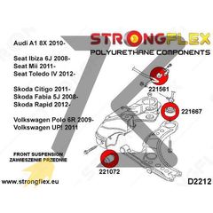 SEAT IBIZA IV ΣΥΝΕΜΠΛΟΚ ΠΟΛΥΟΥΡΕΘΑΝΗΣ  226160A: FRONT SUSPENSION BUSH KIT SPORT KB STORE-thumb-4
