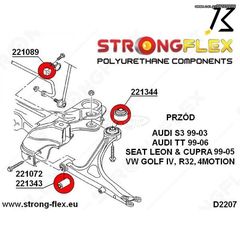 STRONGFLEX ΣΙΝΕΜΠΛΟΚ ΠΟΛΥΟΥΡΕΘΑΝΗΣ AUDI S3/20VT ΣΕΤ ΨΑΛΙΔΙΟΥ-ΑΝΤΙΣΤΡΕΠΤΙΚΗΣ 226086B-thumb-4