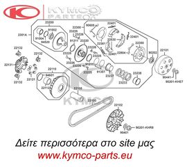 ΓΝΗΣΙΑ ΔΑΚΤΥΛΙΔΙΑ ΒΑΡ.(SΕΤ/6) XCITING 300i/300Ri/ X-TOWN 300i/ABS/SPECIAL EDITION