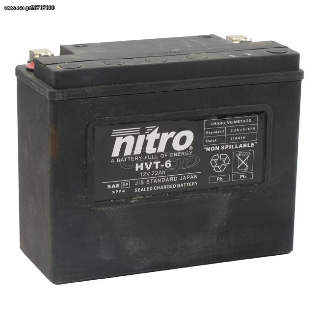 ΜΠΑΤΑΡΙΕΣ NITRO HVT BATTERY-80-96 FLT/TOURING MODELS-