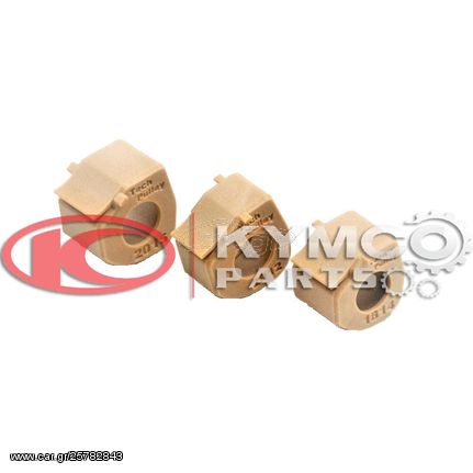 ΔΑΚΤΥΛΙΔΙΑ ΒΑΡΙΑΤΟΡ TECHPULLEY 25X20 (set/6) 15 ΕΩΣ 18gr XCITING 400i