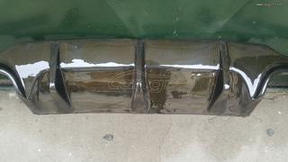 Mercedes W204 AMG diffuser πίσω προφυλακτήρα για τετραπλές εξατμίσεις C160  C180  C200  C220 C230  C240  C250  C-thumb-1