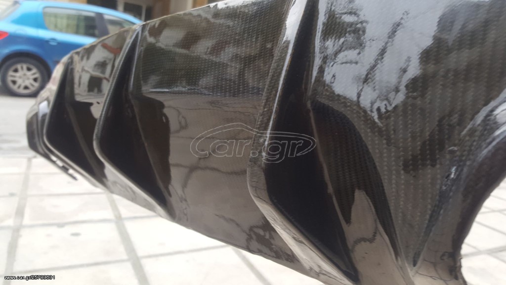 Mercedes W204 AMG diffuser πίσω προφυλακτήρα για τετραπλές εξατμίσεις C160  C180  C200  C220 C230  C240  C250  C