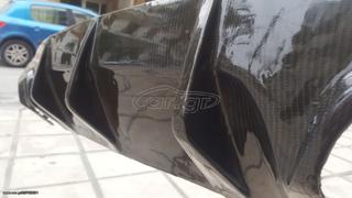 Mercedes W204 AMG diffuser πίσω προφυλακτήρα για τετραπλές εξατμίσεις C160  C180  C200  C220 C230  C240  C250  C