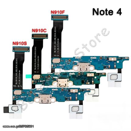 Usb Port Dock Charging Ribbon Flex Cable for Samsung Galaxy Note 4 N910F N910C N910G Dock Connector Flex