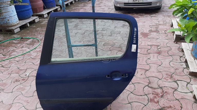 ΠΟΡΤΑ ΟΠΙΣΘΙΑ ΜΕΤΑΧΕΙΡΙΣΜΕΝΗ ΑΡΙΣΤΕΡΗ PEUGEOT 307 01-