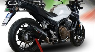 Gpr Εξάτμιση Ολόσωμη Furore Black Honda CB 500 F 2016 - 2018 (Με Κατάργηση Καταλύτη) 